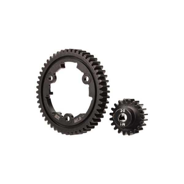 Traxxas čelné ozubené koleso 50T 1.0M široké, pastorok 20T na hriadeľ 5mm