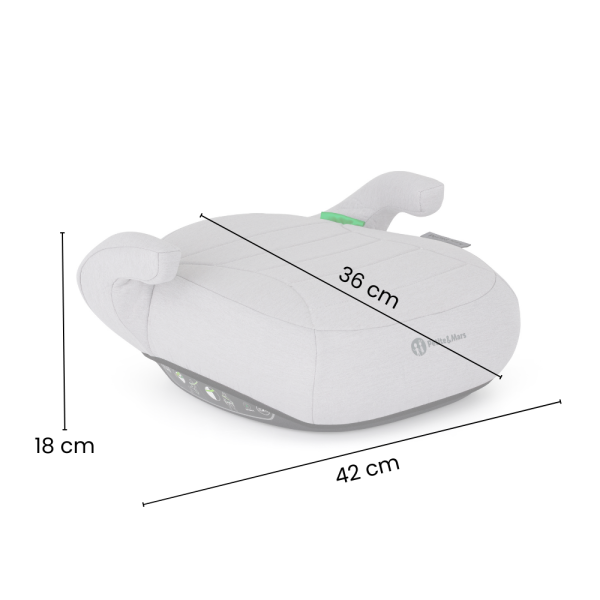 PETITE&MARS Podsedák Zuno Sage Beige 125 - 150 cm (22-36 kg) (obrázek 9)