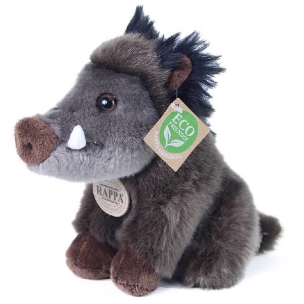 Plyšové prasa divoké sediace 18 cm ECO-FRIENDLY