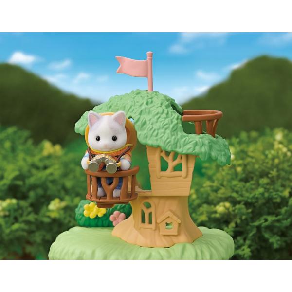 Sylvanian Families Průzkumná sada - Latte Cat Brat a miminko (obrázek 4)