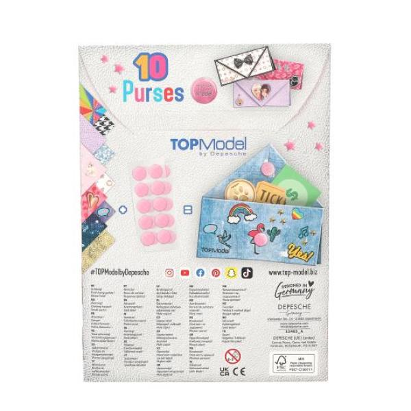 Top Model DIY PURSE - sada na výrobu papírových kabelek, 10 kabelek (obrázek 3)