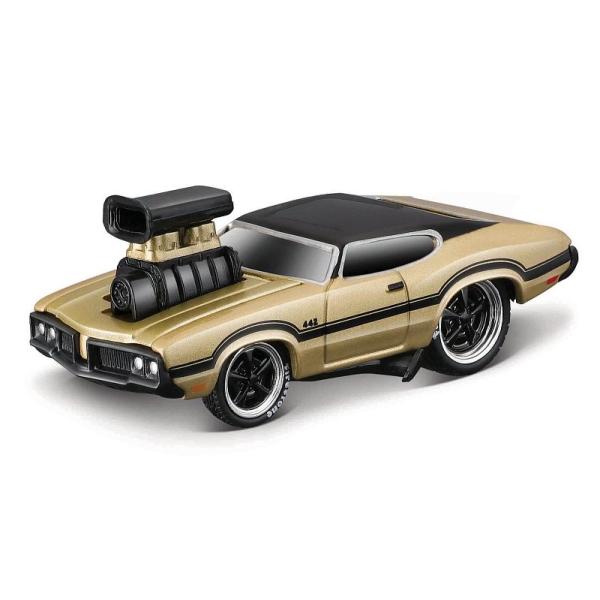 Maisto - Muscle Transports - 1953 MACK B-61 Flatbed 1970 Oldsmobile 442, 1:64 (obrázek 3)