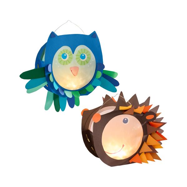 Haba Kreativní sada Lampáš se sponkou sova a ježek (obrázek 4)