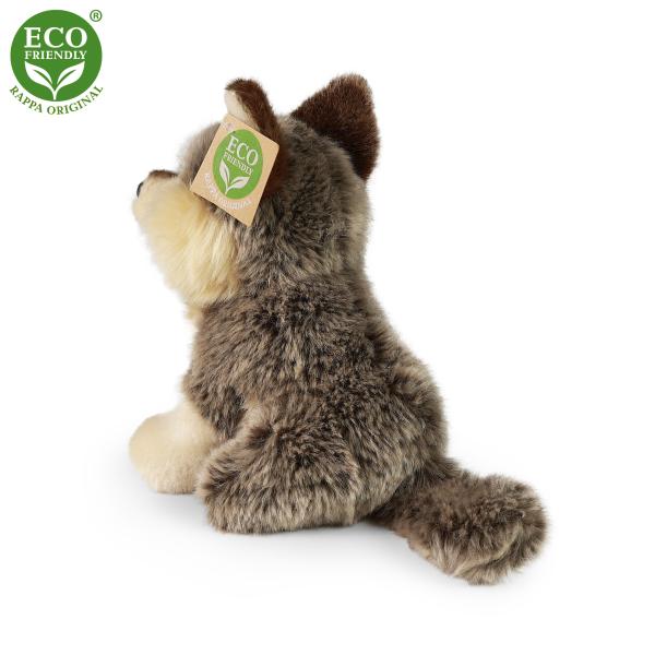 Plyšový vlk sedící 18 cm ECO-FRIENDLY (obrázek 4)