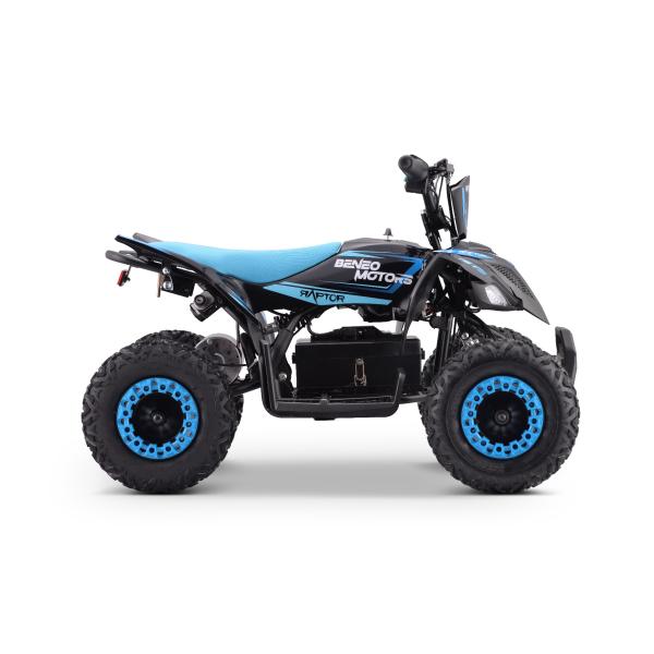 Elektrická čtyřkolka pro děti Beneo Motors Raptor modrá - 800W (obrázek 3)