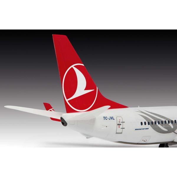 Plastic ModelKit letadlo 03772 - Boeing 737-800 "Turkish Airlines" (1:144) (obrázek 4)