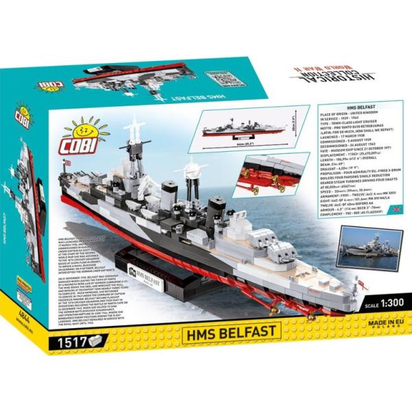 Cobi 4844 II WW HMS Belfast IWM, 1:300, 1515 k