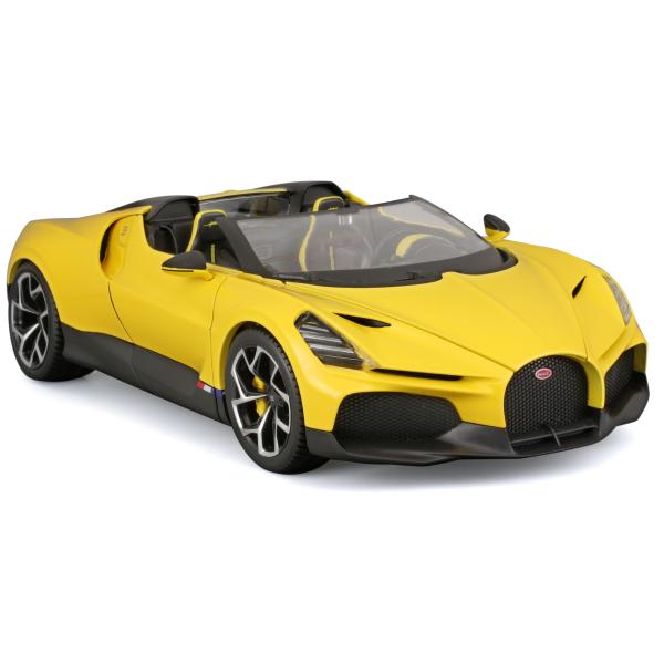 Bburago 1:18 TOP - Bugatti Mistral - Žlutá (obrázek 7)