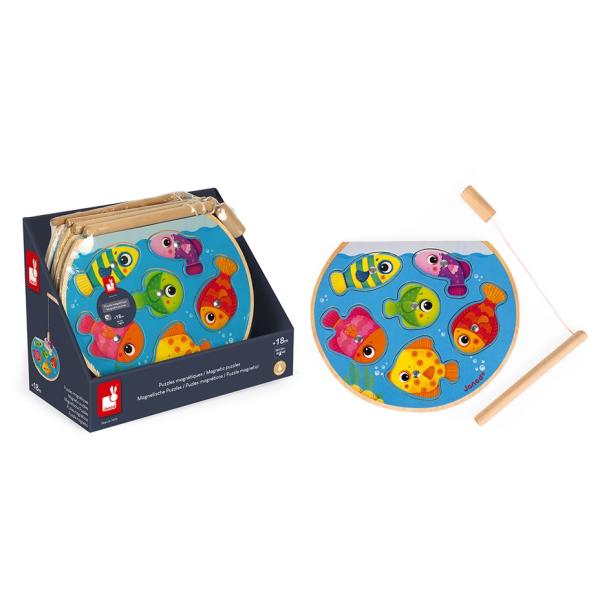 Janod Rybolov 6 ks vkládací puzzle (obrázek 3)