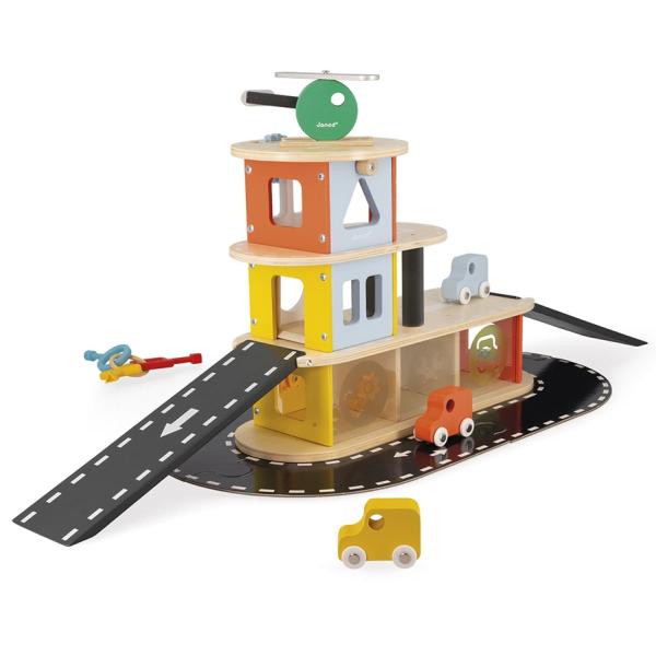 Janod Dřevěná garáž Bolid (obrázek 3)