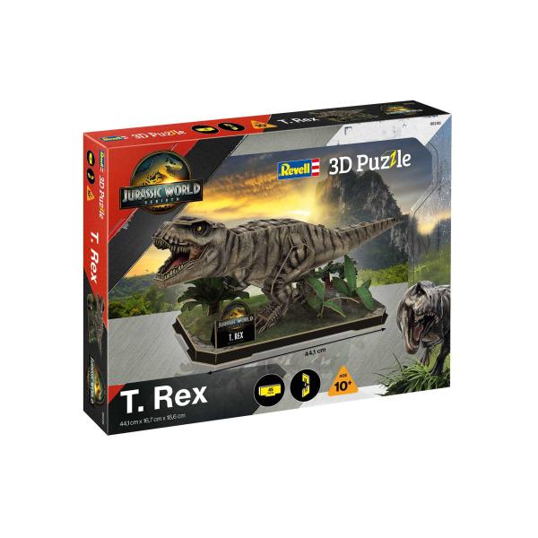 3D Puzzle REVELL 00246 - Jurský svět - T-Rex