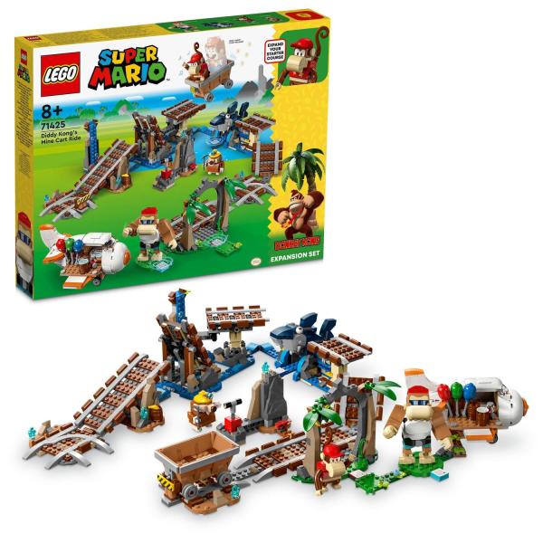 LEGO® Super Mario™ 71425 Diddy Kongova jízda v důlním vozíku – rozšiřující set