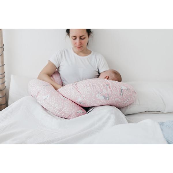 Povlak na kojící polštář ve tvaru C New Baby Hvězdy šedé (obrázek 7)