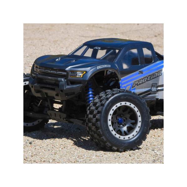 Pro-Line kolo 4.3", pneu Badlands MX43 Pro-Loc, disk Impulse H24mm černo-šedý (2) (X-Maxx) (obrázek 4)