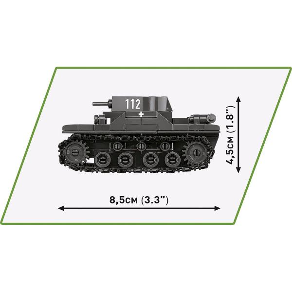 Cobi 3 tanky: Panzer I, Valentine IX, Renault R, 1:35, Muzeum tanků, Les Blindes in Sau