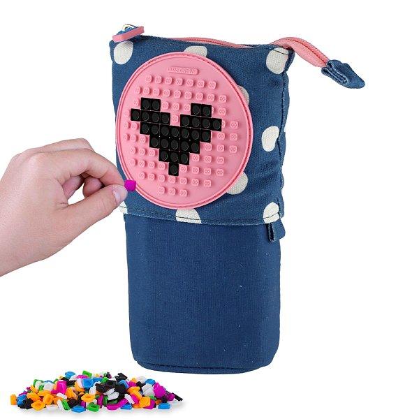 PIXIE CREW Pop Up pouzdro modré s bílými tečkami, malý panel (obrázek 3)