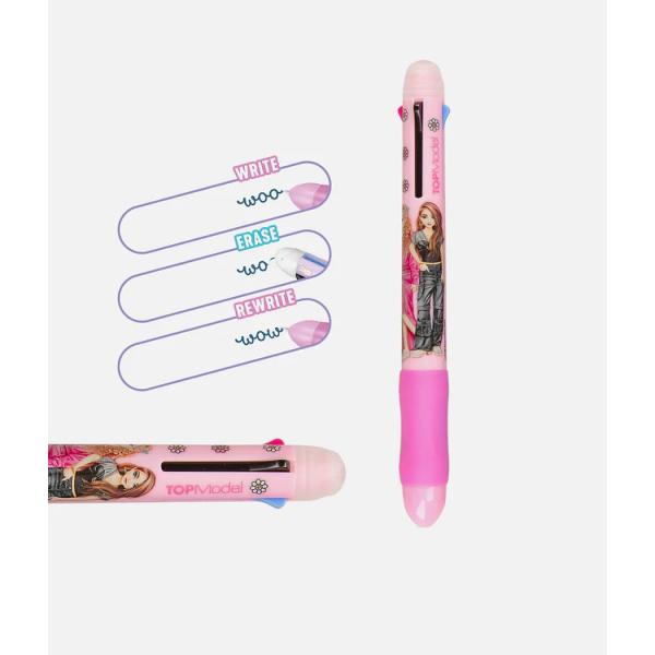 Top Model 4-v-1 vymazatelné gelové pero