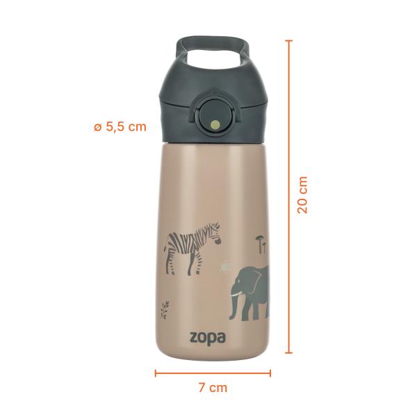 Termoska na pití se slámkou 400 ml, Dino (obrázek 5)