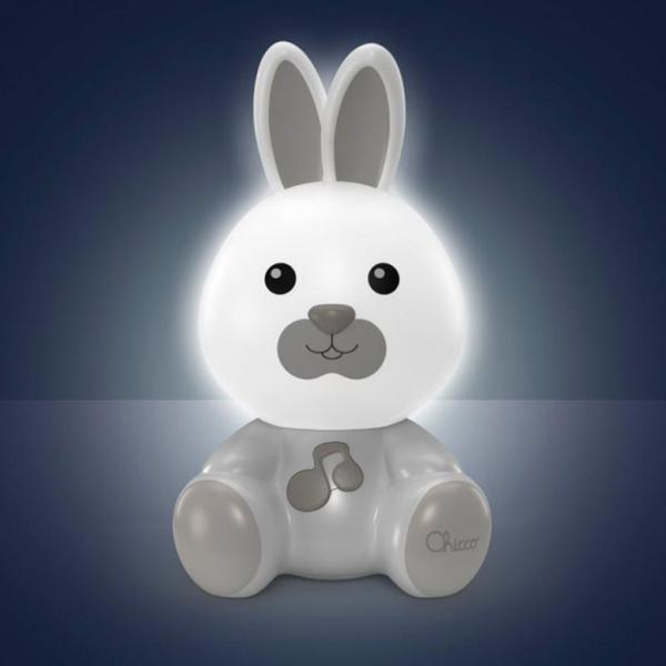 CHICCO Světýlko noční hudební Zajíček neutral 0m+ (obrázek 5)
