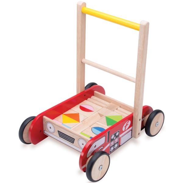 Wonderworld Dřevěné chodítko Hasiči