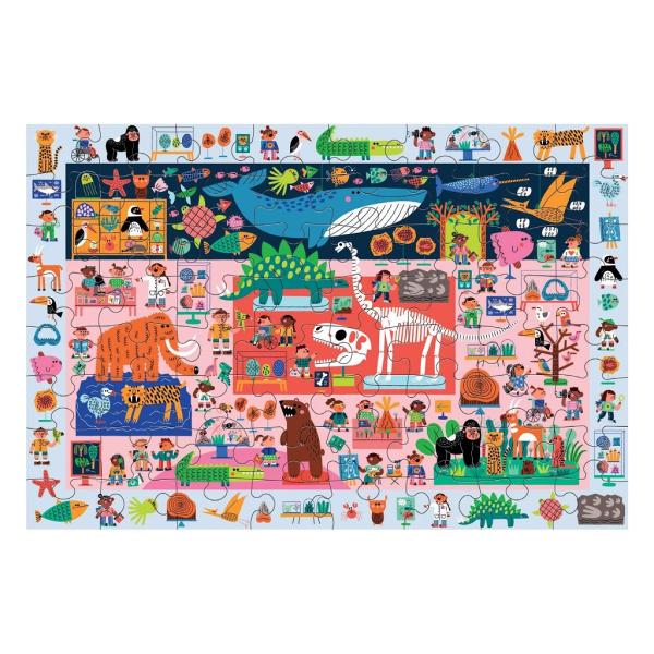 Mudpuppy Puzzle skládej a hledej "Přírodovědné muzeum" 64 dílů (obrázek 3)