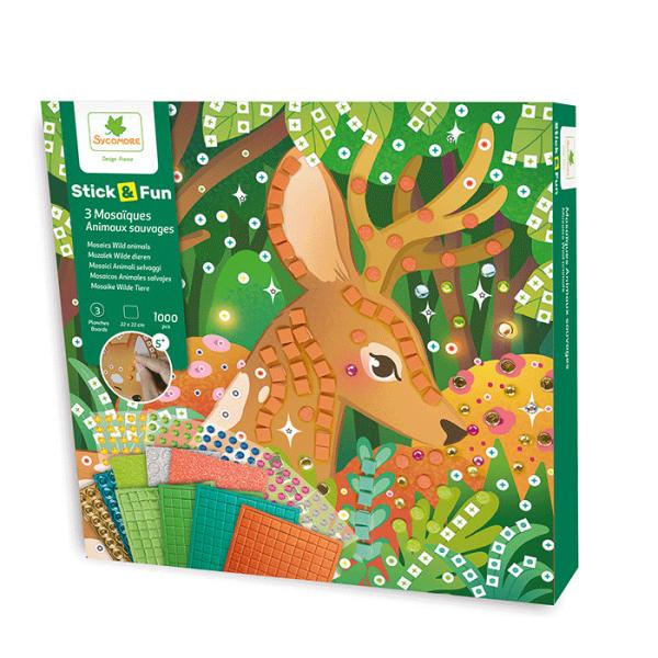 Sycomore Stick & Fun - mozaika - lesné zvieratá