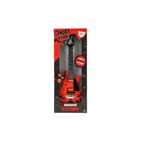 Kytara elektrická ROCK STAR plast 58cm na baterie se zvukem a světlem (obrázek 5)