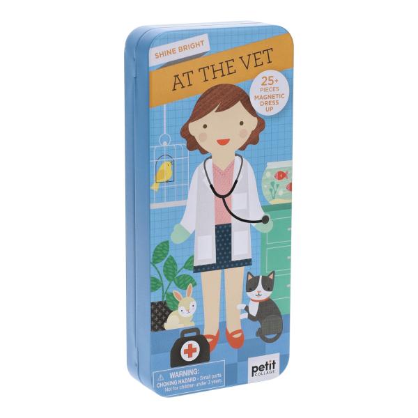 Petit Collage Magnetické puzzle Veterinářka (obrázek 4)