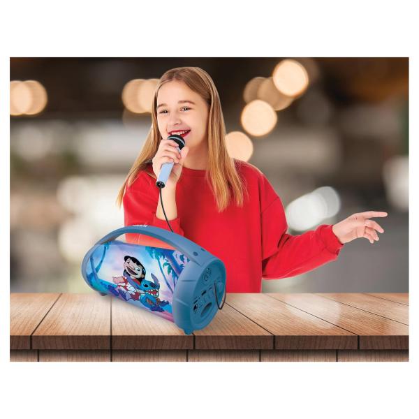 Reproduktor s mikrofonem Boombox Disney Stitch (obrázek 5)