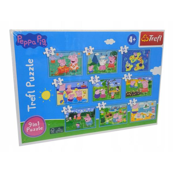 Trefl Puzzle 9in1 - Peppa Pig
