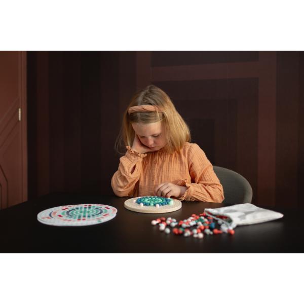 BS Toys Mozaika s dřevěnými kolíčky