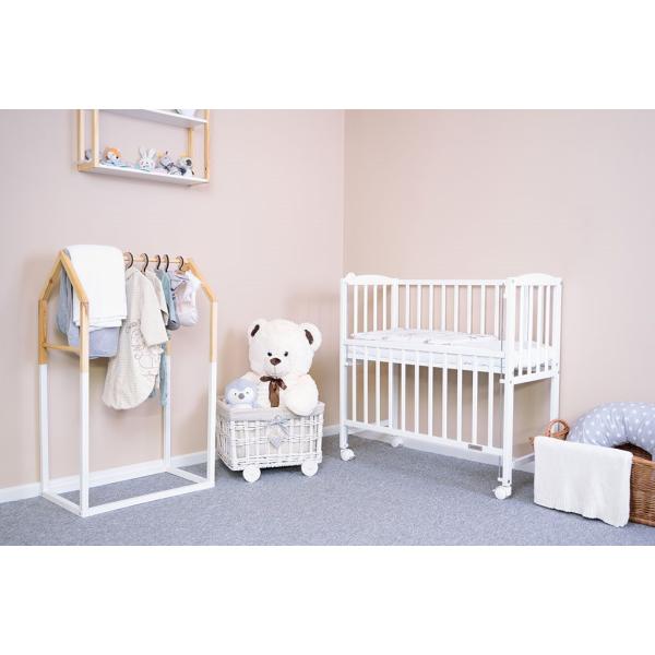 Dětská přístavná postýlka New Baby MATEO 90x40 cm bílá (obrázek 4)