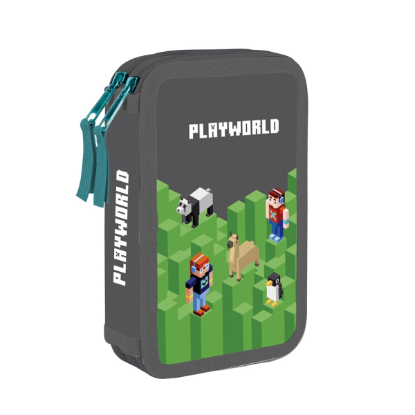 Penál 2p. prázdný Playworld