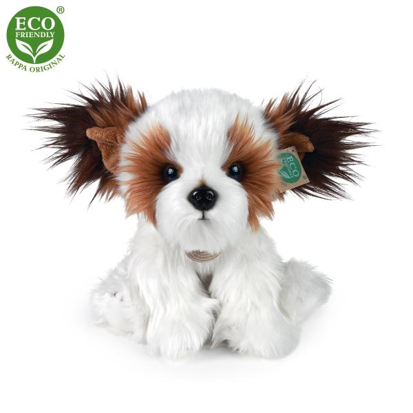 Plyšový pes shih tzu sedící, 28 cm, ECO-FRIENDLY