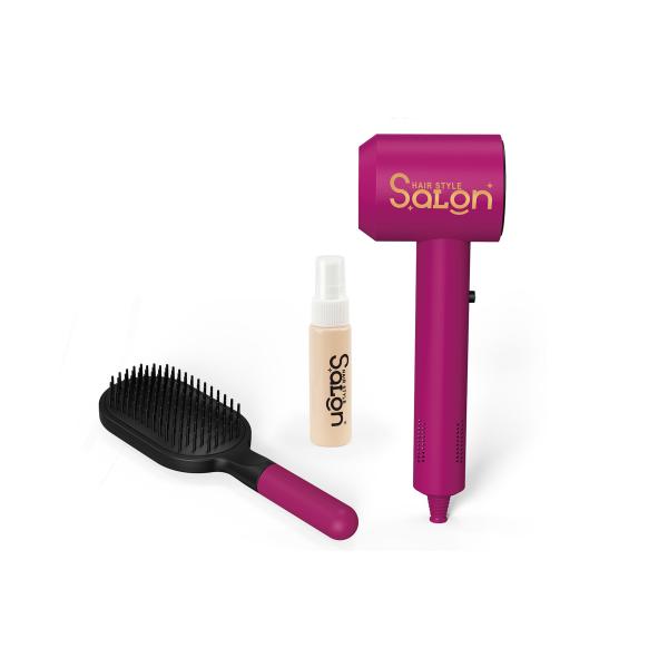 Set cosmetico con asciugacapelli 21cm