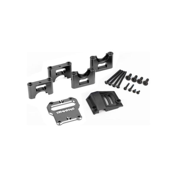 Traxxas lôžka centrálneho diferenciálu hliníkové šedo eloxované