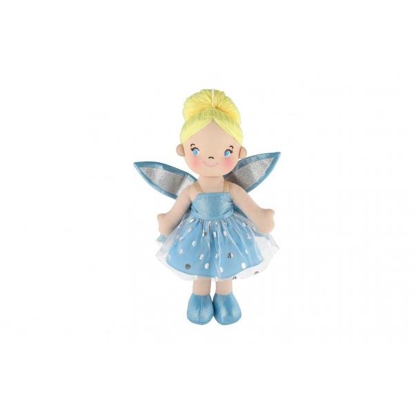 Bábika víla Nezábudka handrová/látková 40 cm