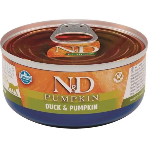 N&D CAT DUCK & PUMPKIN 70 GR