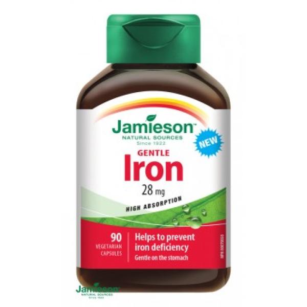Jamieson Gentle Iron bisglycinát komplex 90 kapslí