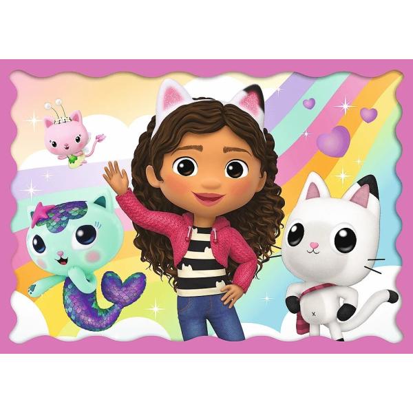 Trefl Puzzle 4v1 - Gabbyina dobrodružství / Universal Gabby´s Dollhouse (obrázek 4)