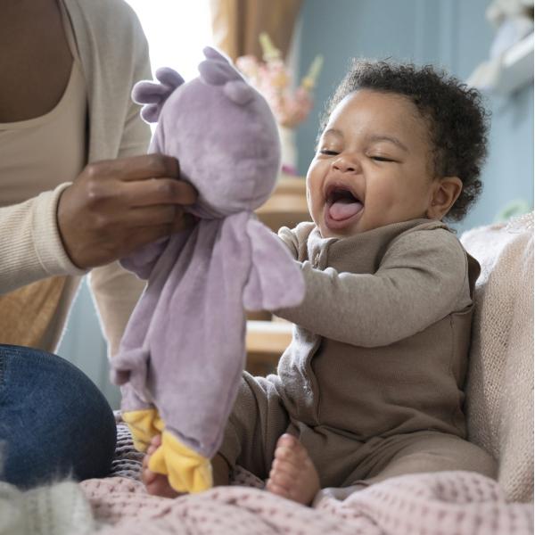 INGENUITY Hračka plyšová sova Nally 0m+ (obrázek 4)