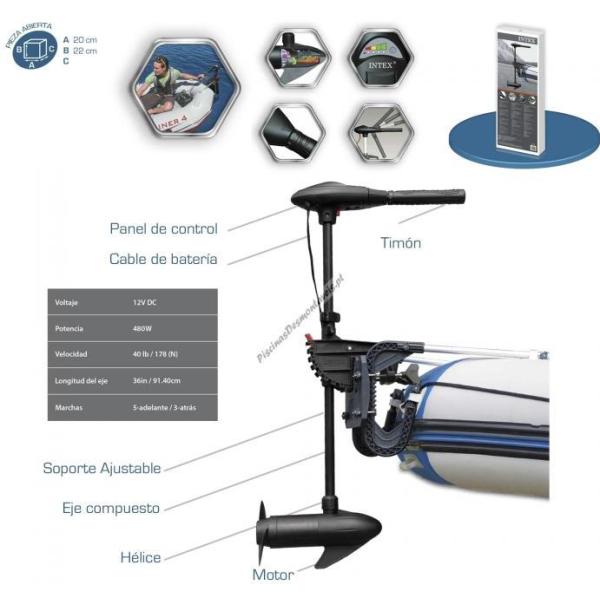 Motor ke člunu INTEX 68631 (obrázek 3)