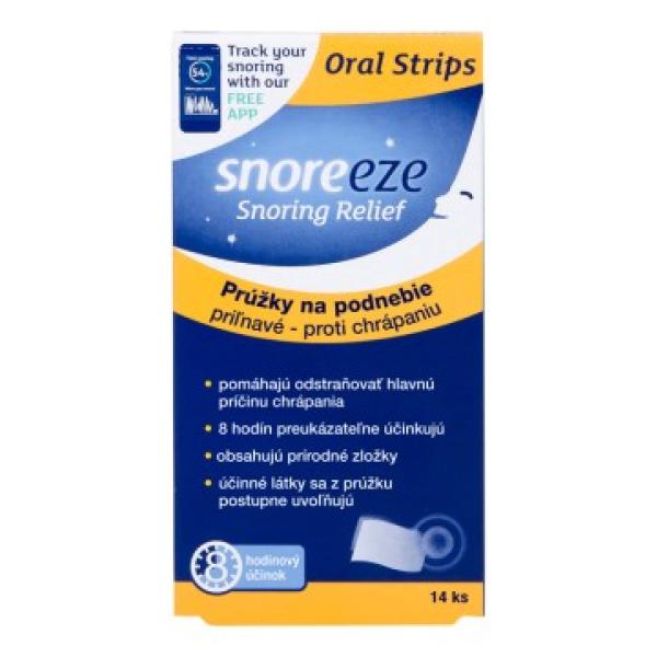 Snoreeze Prúžky na podnebie proti chrápaniu 14 ks