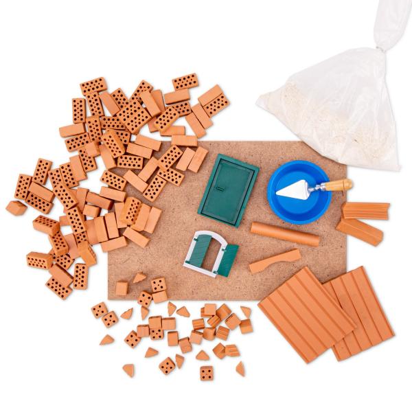 TEIFOC stavebnice Startovací dům 123 dílků