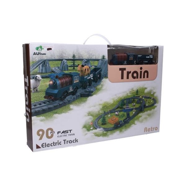 Vlaková trať s efekty 112x61x7,5 cm