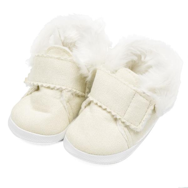 Dojčenské zimné semiškové capačky New Baby 0-3 m béžové 116/122