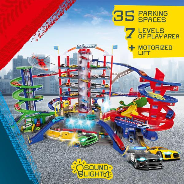 Garáž Super City + 6 autíček a vlak (obrázek 6)