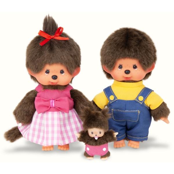 Monchhichi Mončiči rodinka 20cm