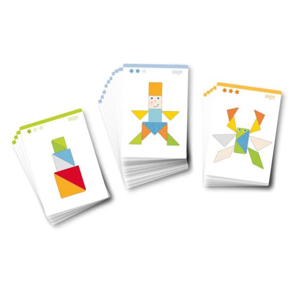 Haba Hra s předlohovými kartičkami Tangram Tvary a postavičky (obrázek 3)