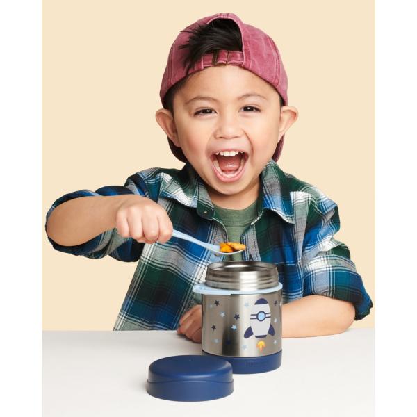 SKIP HOP Spark Style Termoska na jídlo se lžičkou/vidličkou Raketa 325 ml, 3+ (obrázek 7)